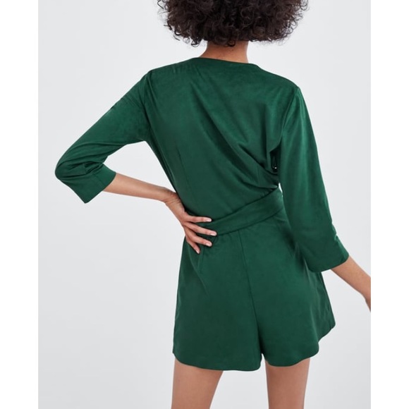 Zara faux suede jumpsuit - Picture 4 of 5